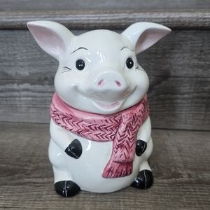 Bazzar vintage  piggy canister in excellent condition